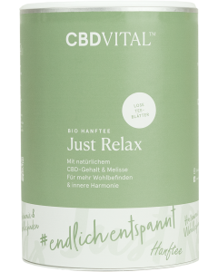 cbd-hanfblaetter-tee-just-relax-cbdvital-100g
