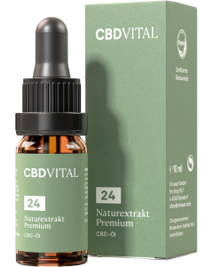CBD VITAL - Naturextrakt PREMIUM CBD Öl 24%  - Vorderansicht