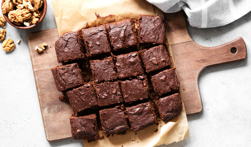 Rezept: Gesunde CBD Brownies