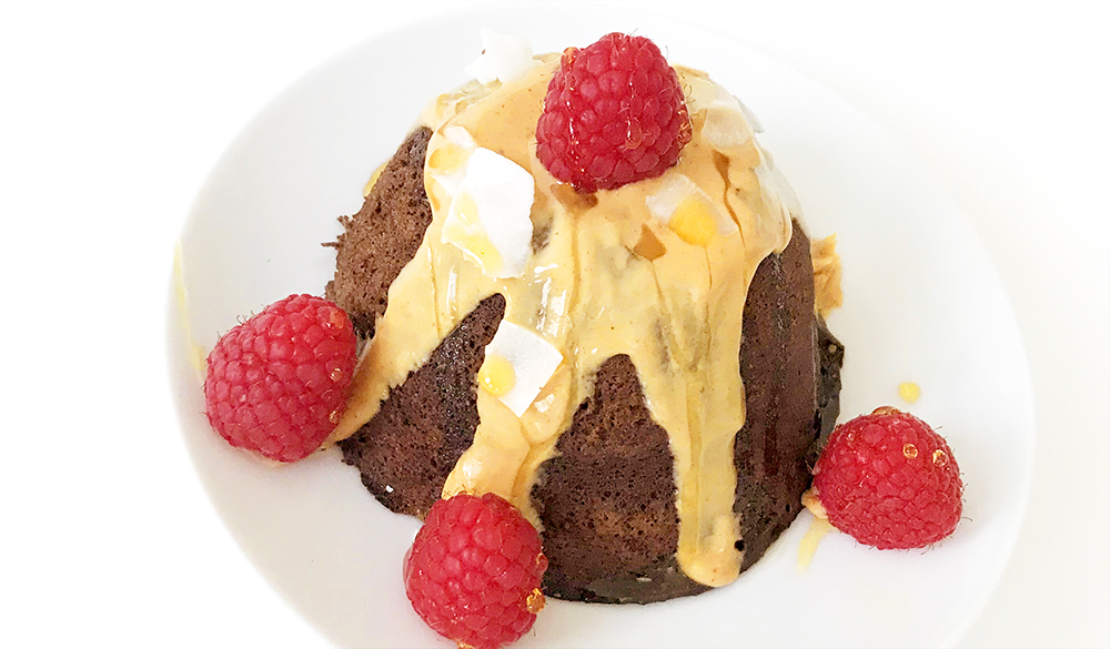 Mug Cake mit Hanfprotein