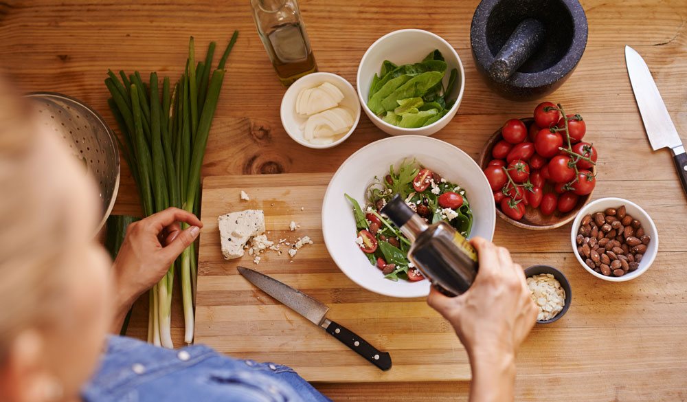 Auf eine ausgewogene Ernährung achten