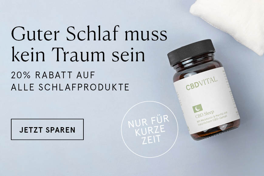 Jetzt -20% auf alle Schlafprodukte sparen!