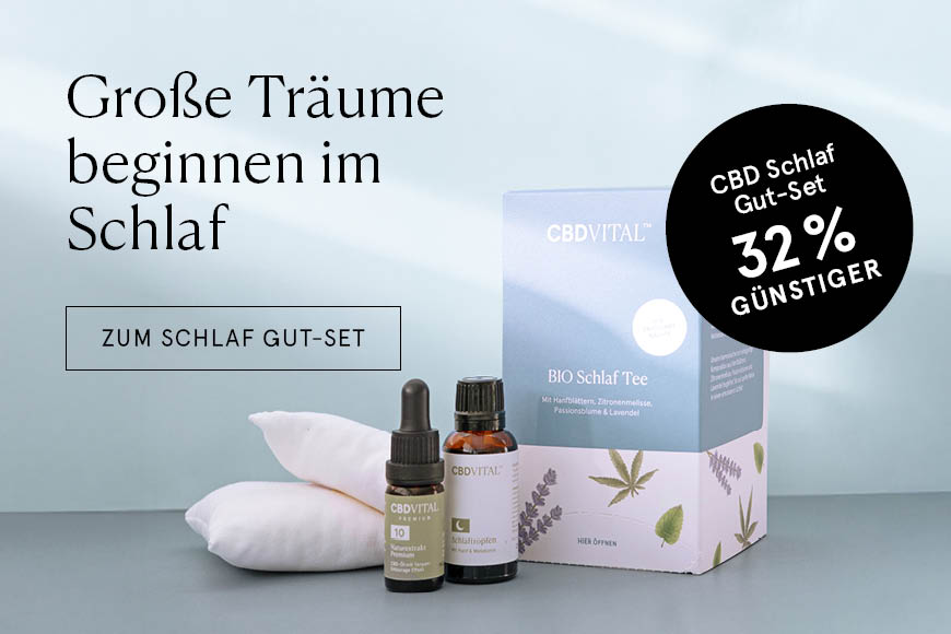 Entdecken Sie unser CBD Schlafset